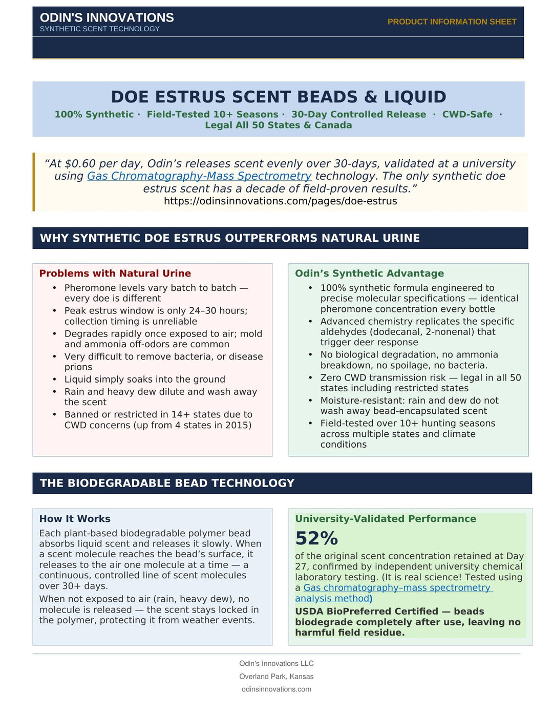 Why Synthetic Doe Estrus Outperforms Natural Urine