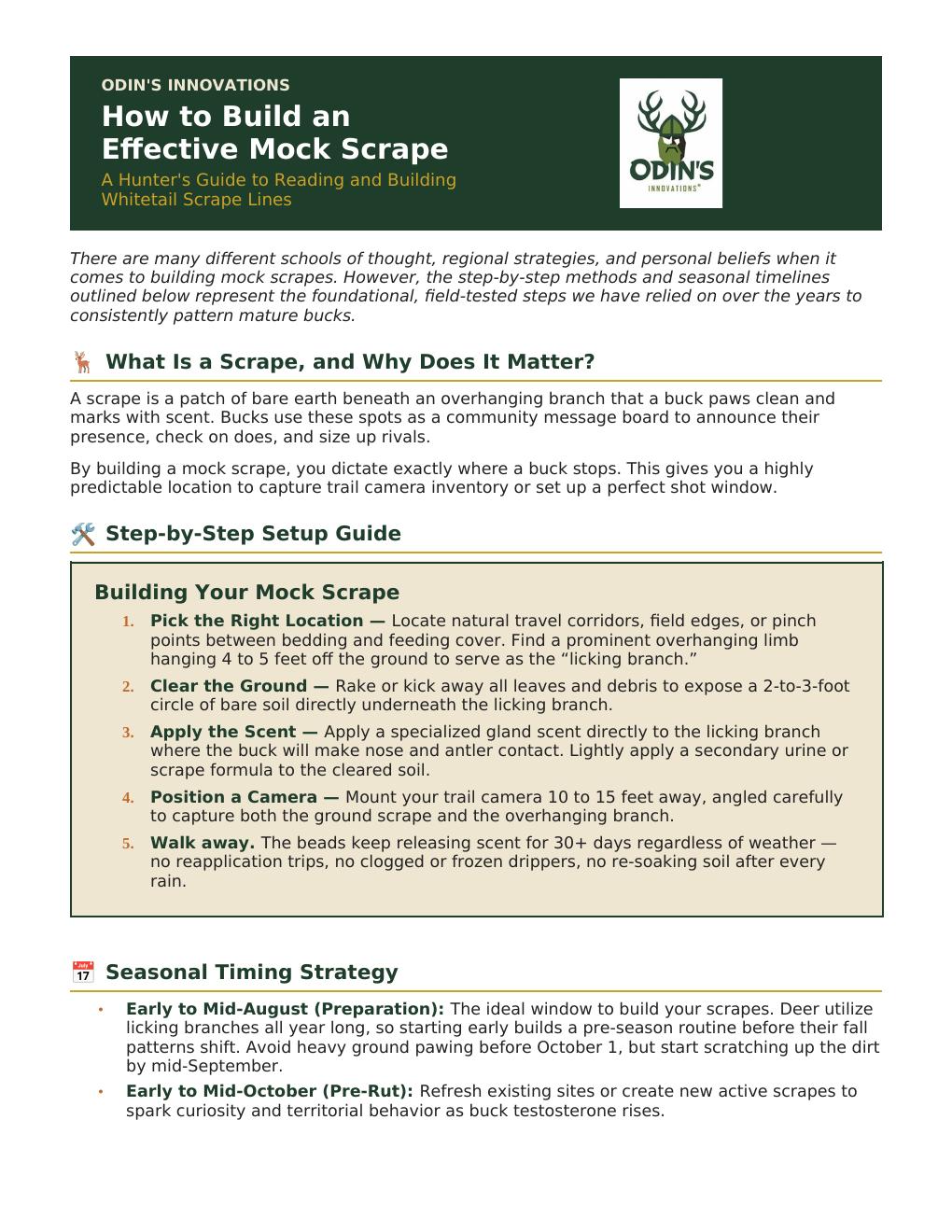 How To Build an Effective Mock Scrape
