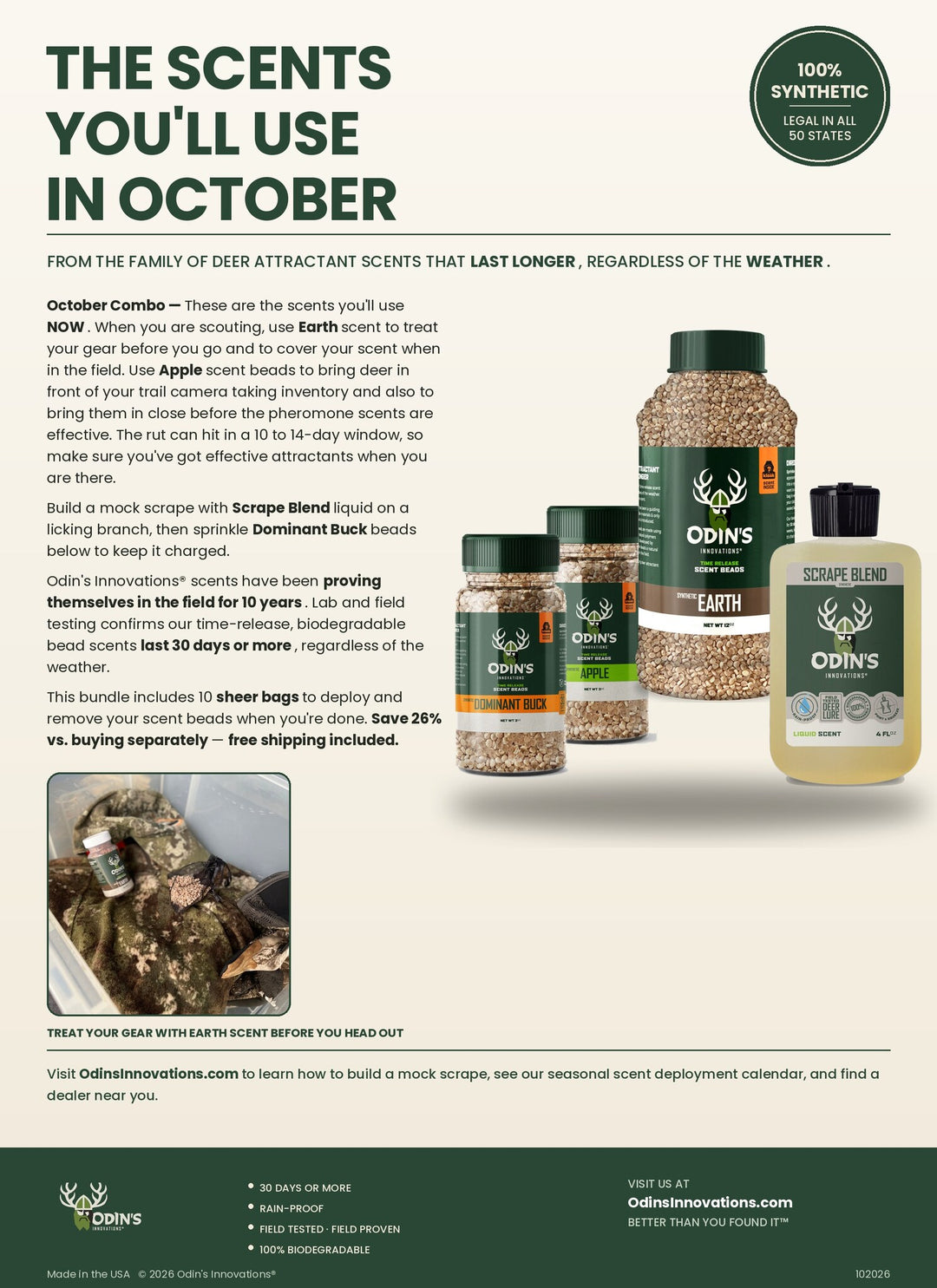 October Combo - 40% Savings through October 8th
